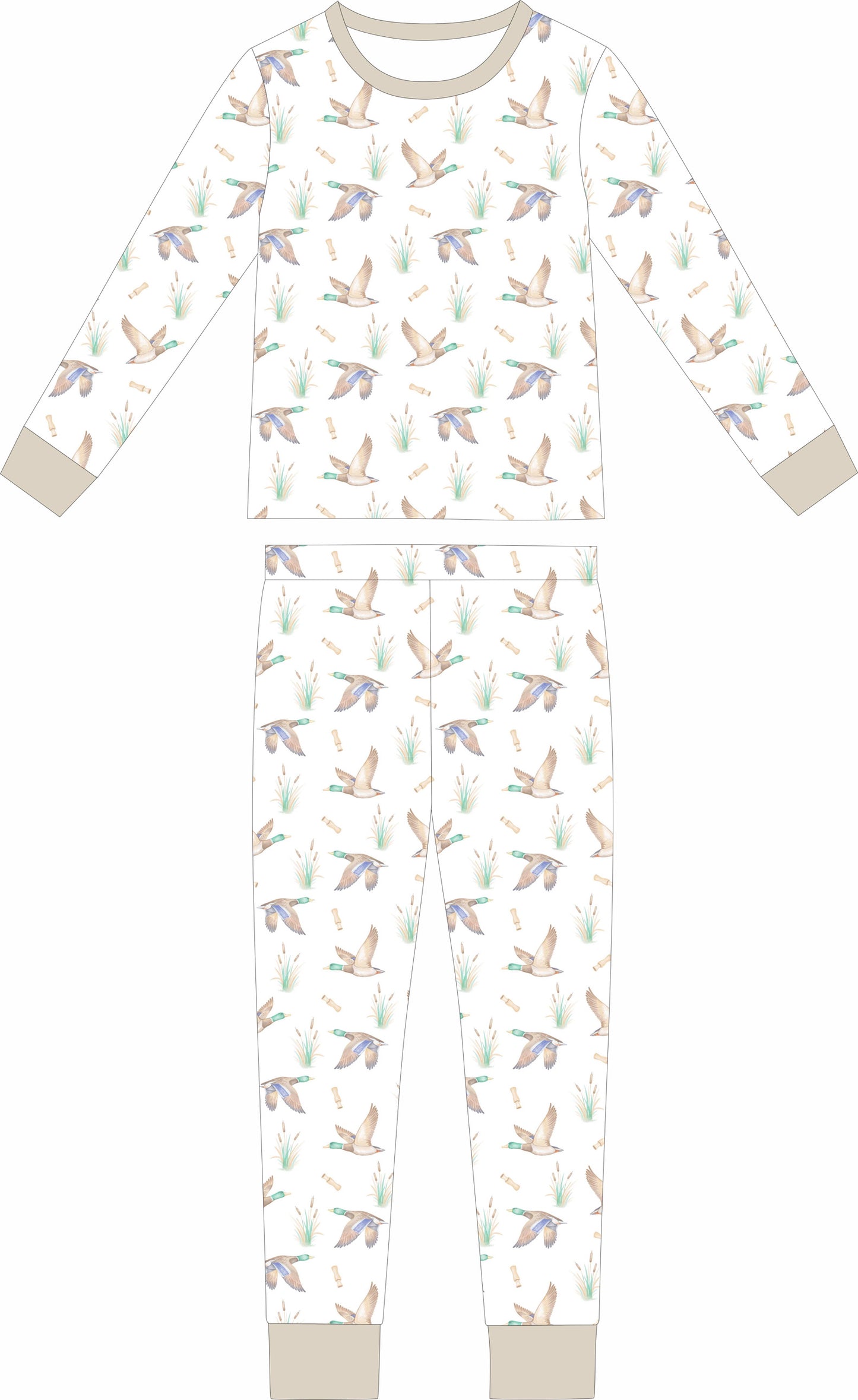 Mallard Dreams Long Sleeve and Long Pants