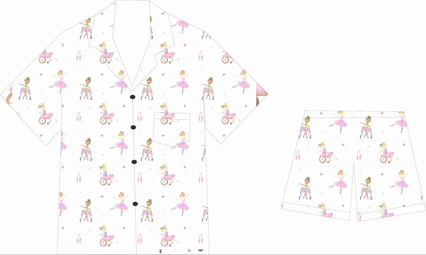 Women’s Dancing Dreams Short Sleeve and Shorts