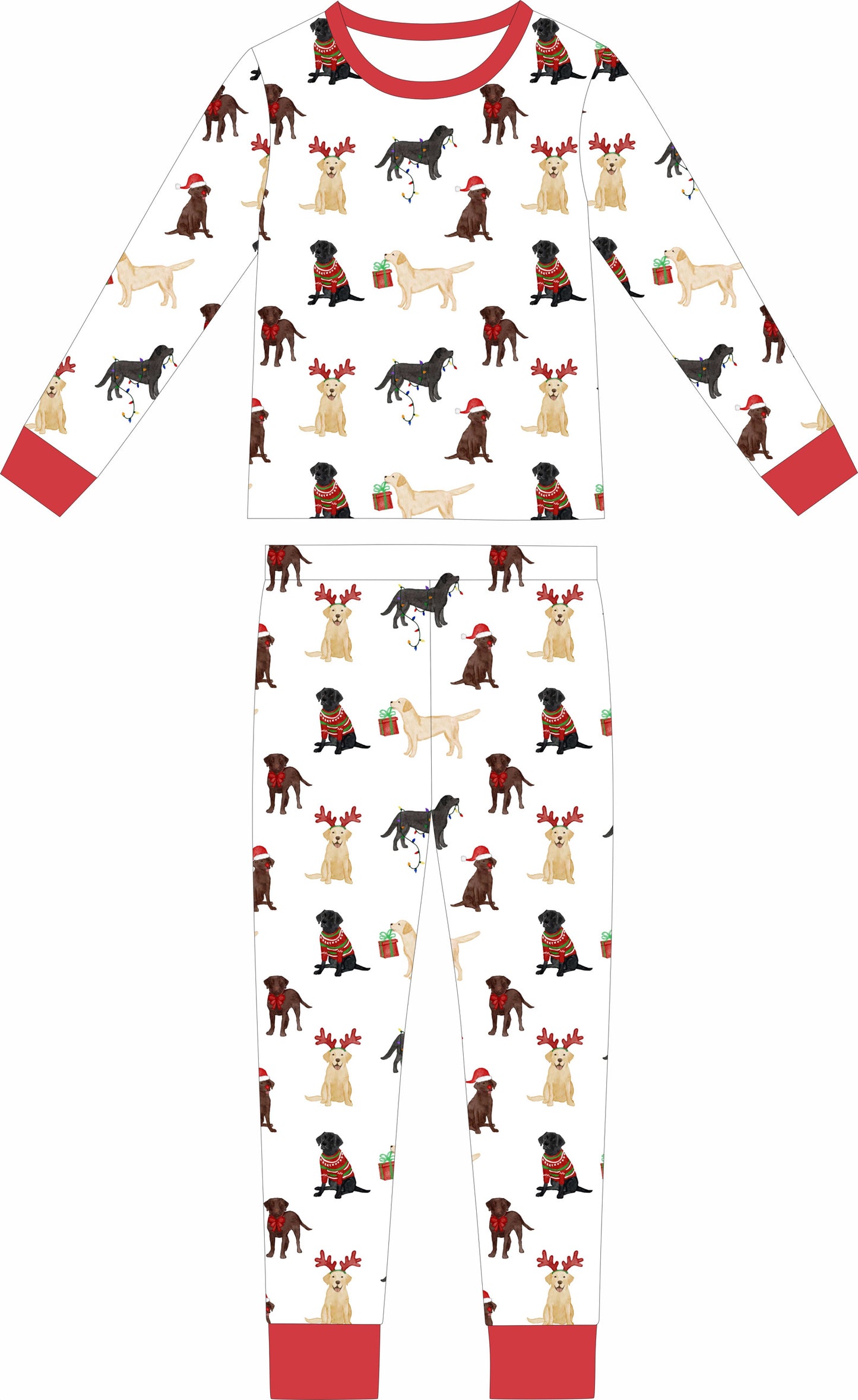 Adult Labrador Fetchtivities Long Sleeve and Pants