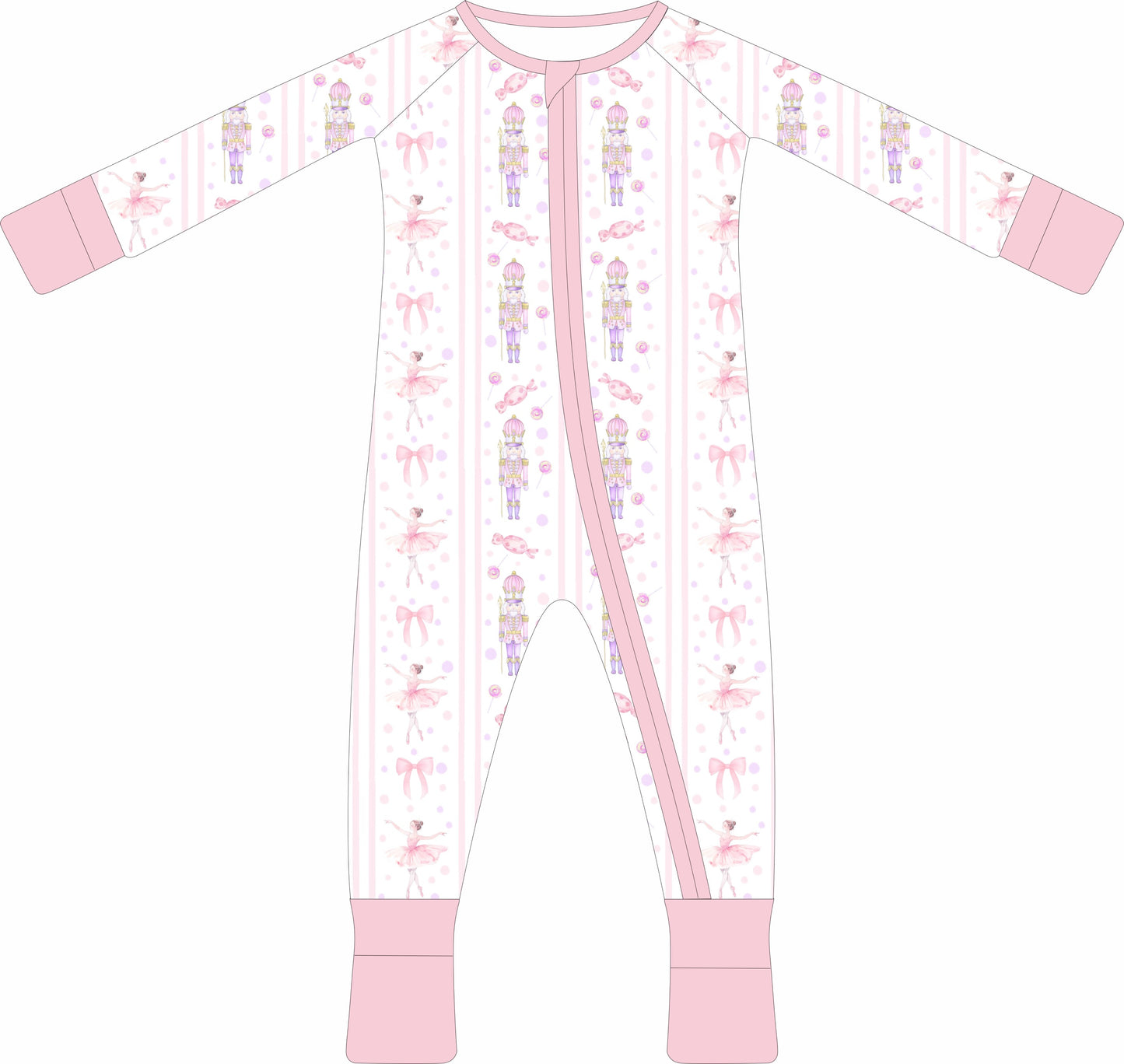 The Holiday Dance Zip Pajama