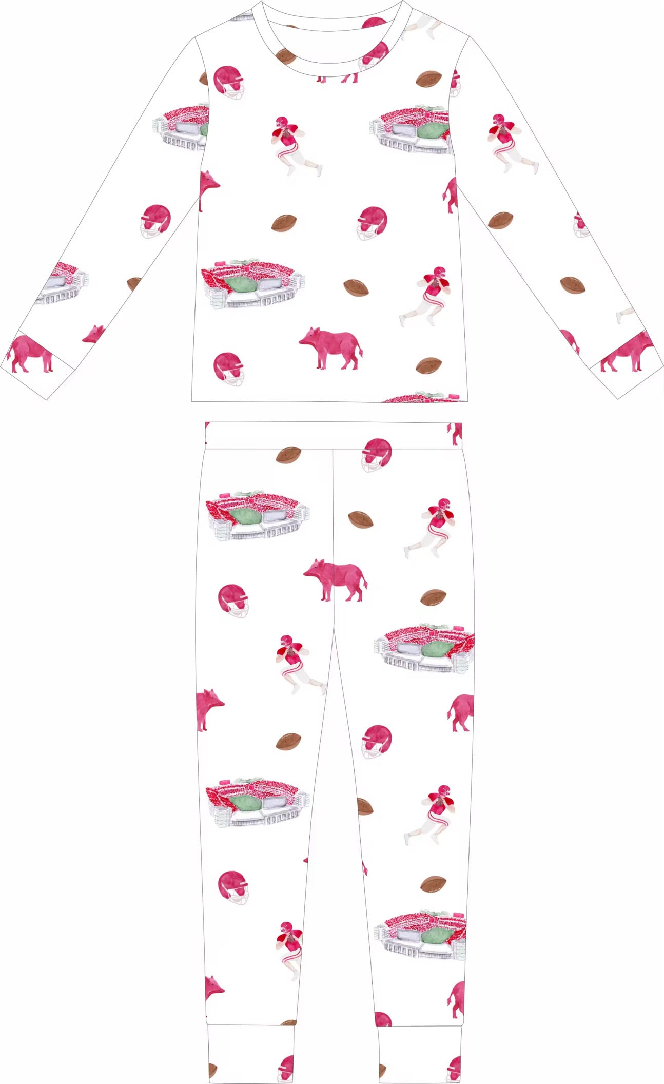 Gameday for Hogs Long Sleeve & Long Pants