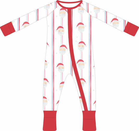 Santa Dreams Zip Pjs