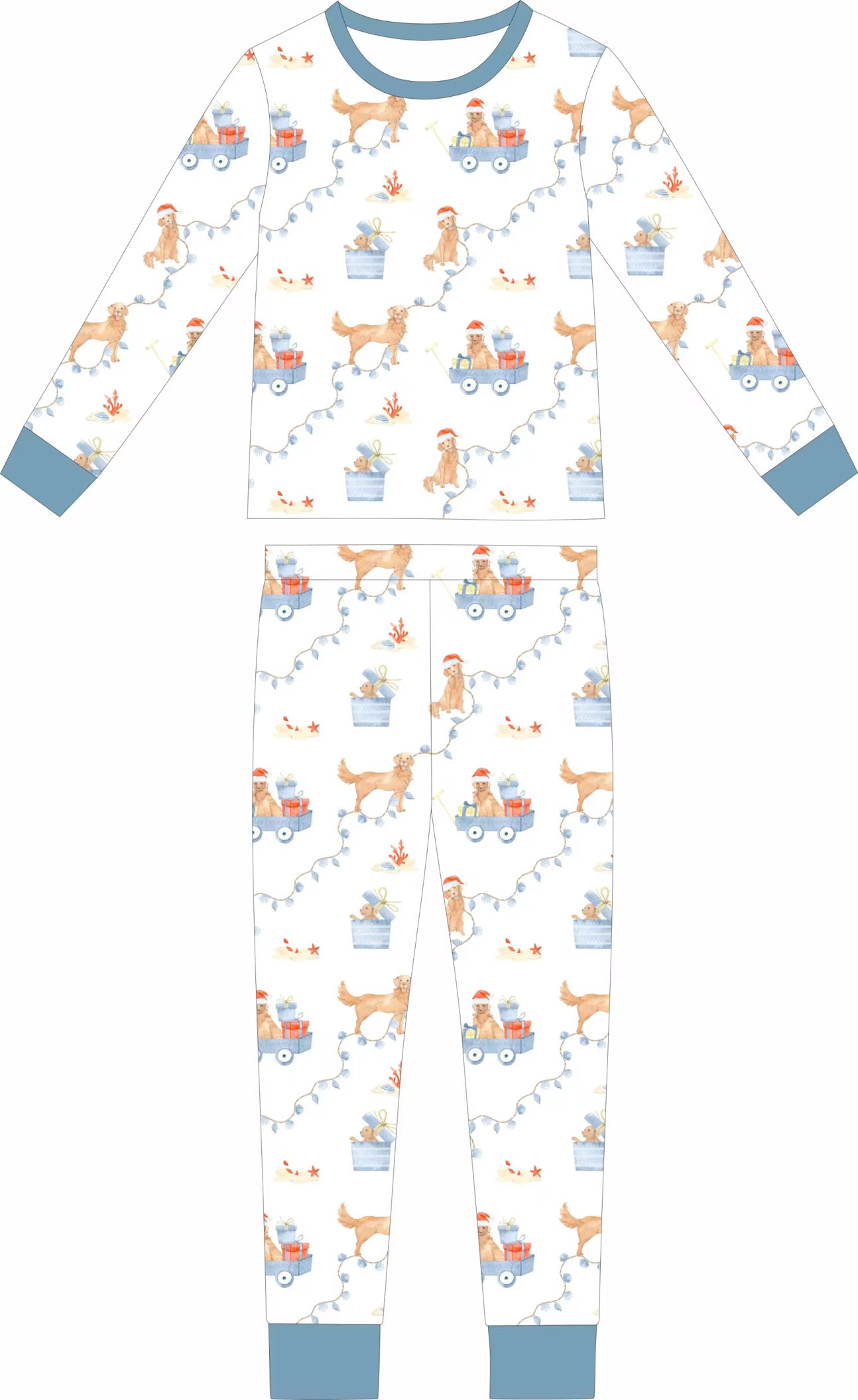 Coastal Claus Long Sleeve & Long Pants