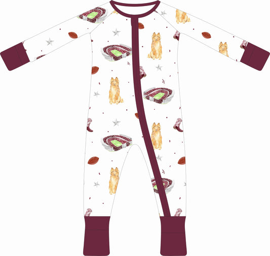 Gameday for Collies Zip Pjs