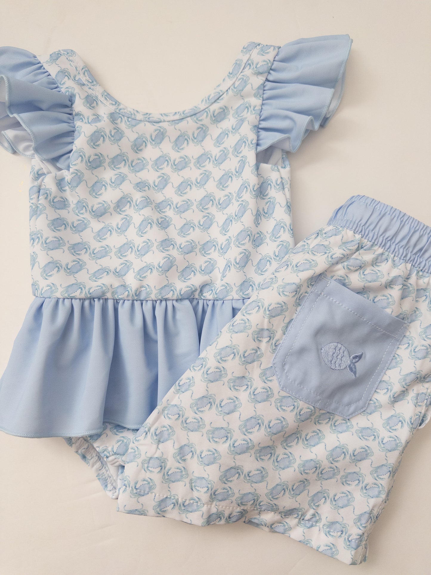 Crab Harbor One-Piece Swim