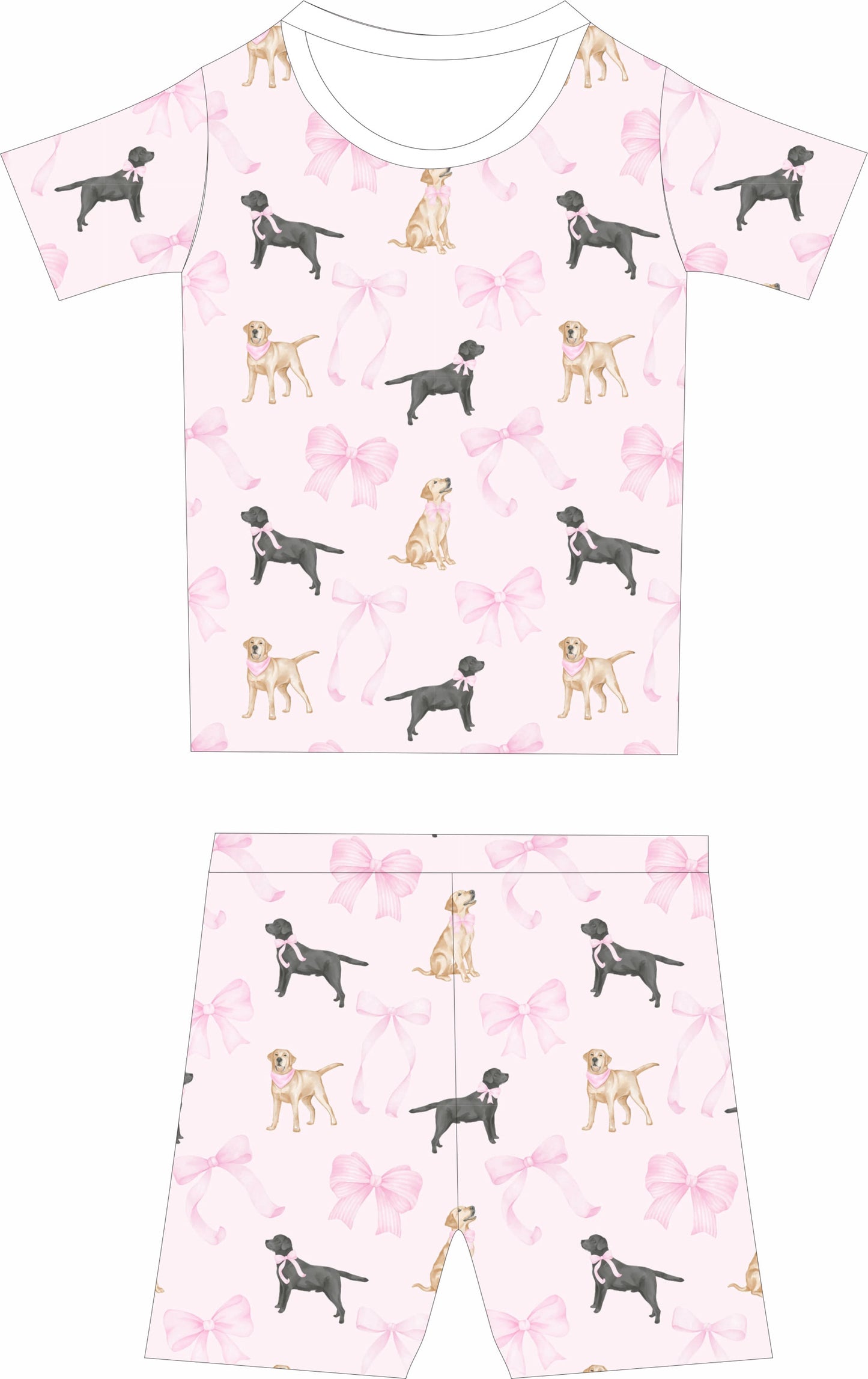 Women’s  Bowtiful Labs Short Sleeve/ Short Pajamas