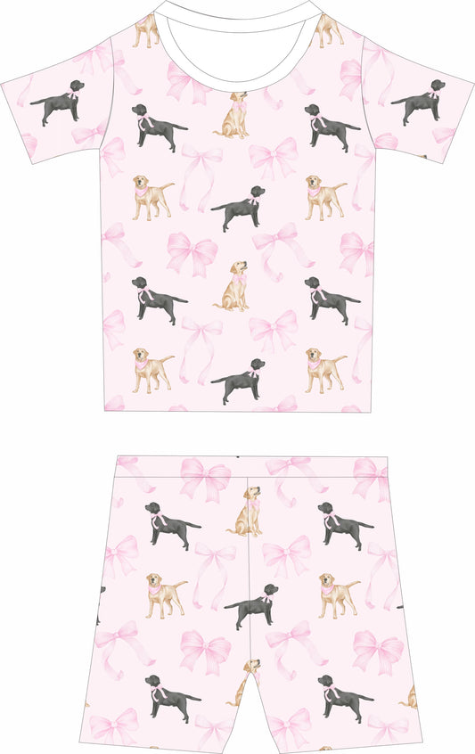 Women’s  Bowtiful Labs Short Sleeve/ Short Pajamas