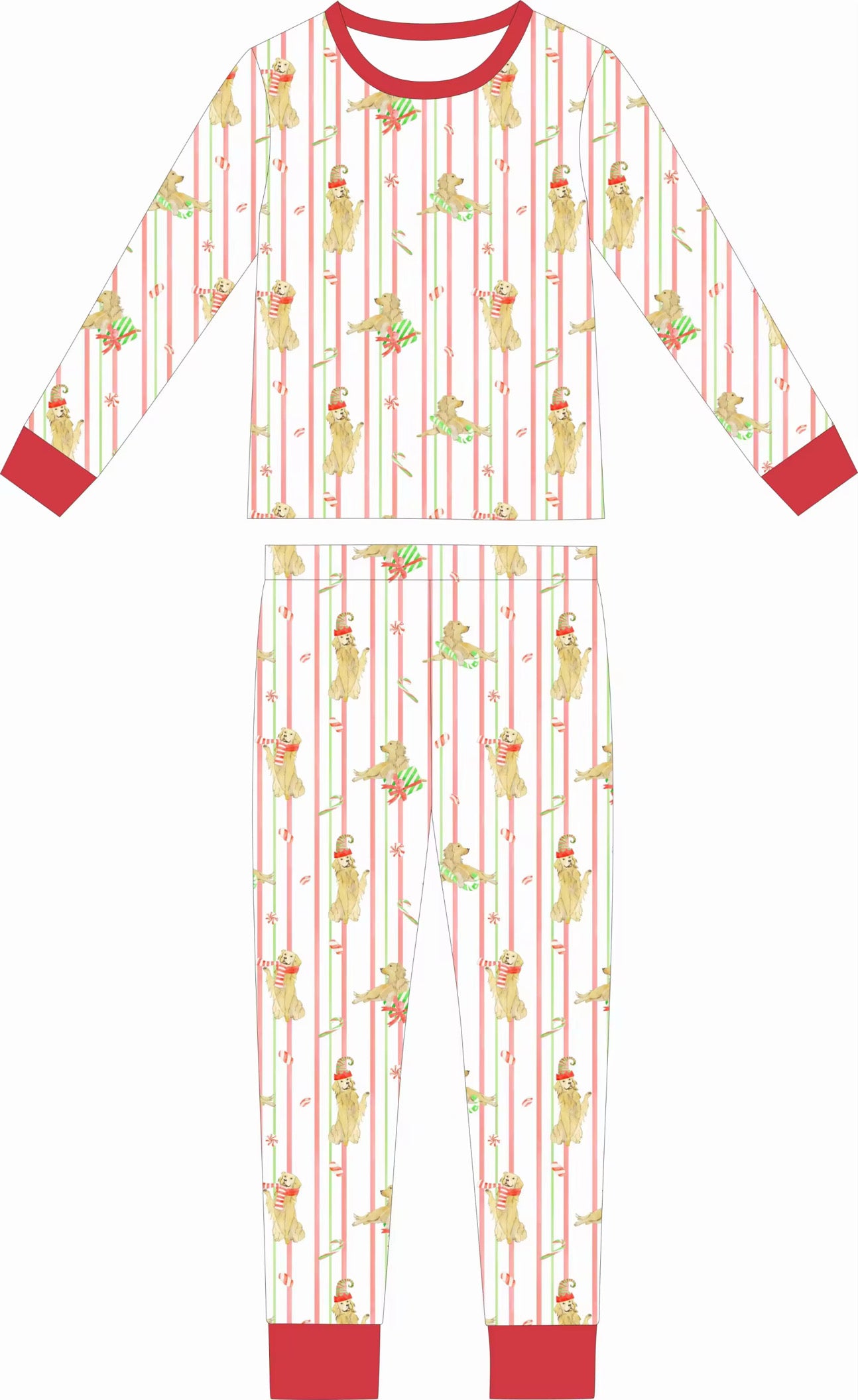 A Golden Christmas Long Sleeve & Long Pants