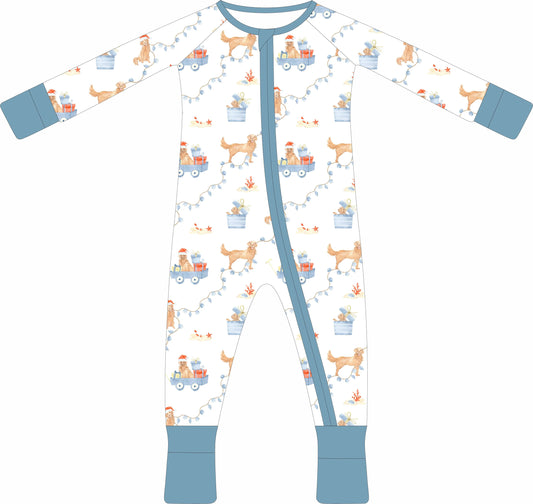 Coastal Claus Zip Pjs