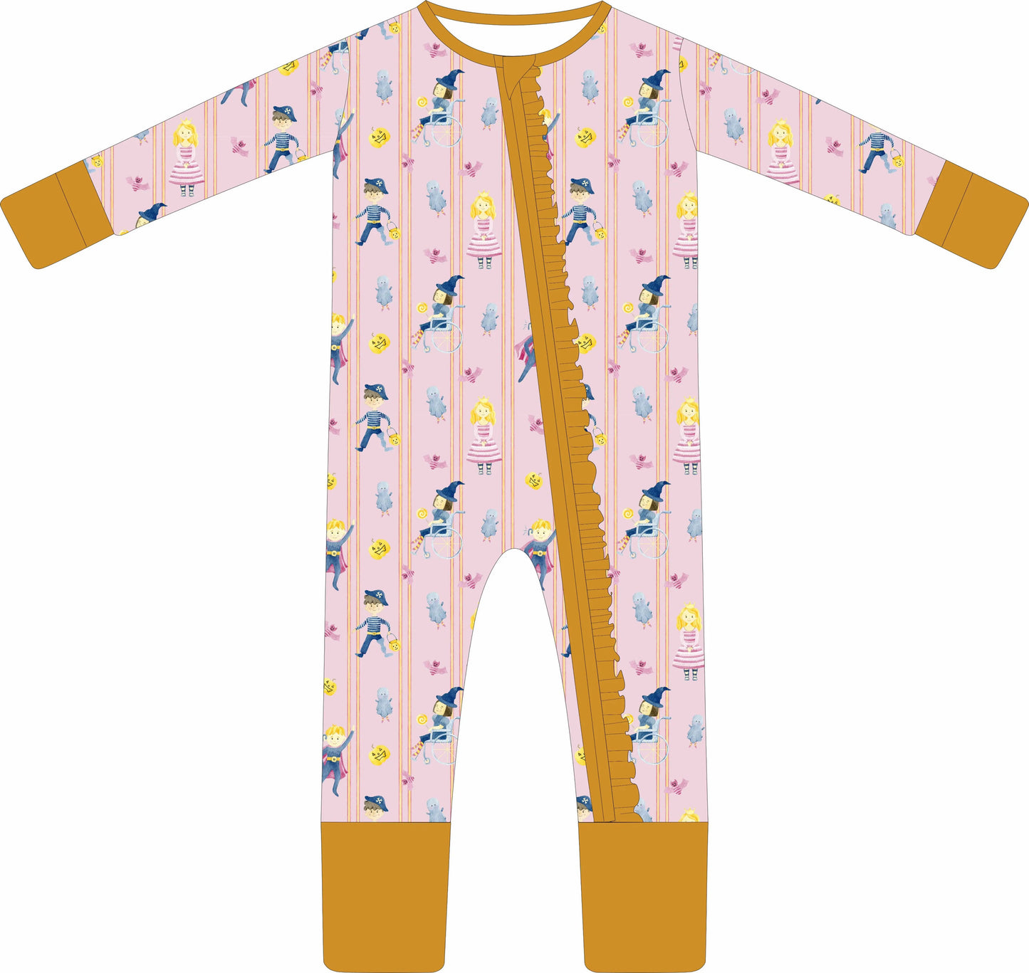 Treats for All Pink Ruffle Zip Pjs
