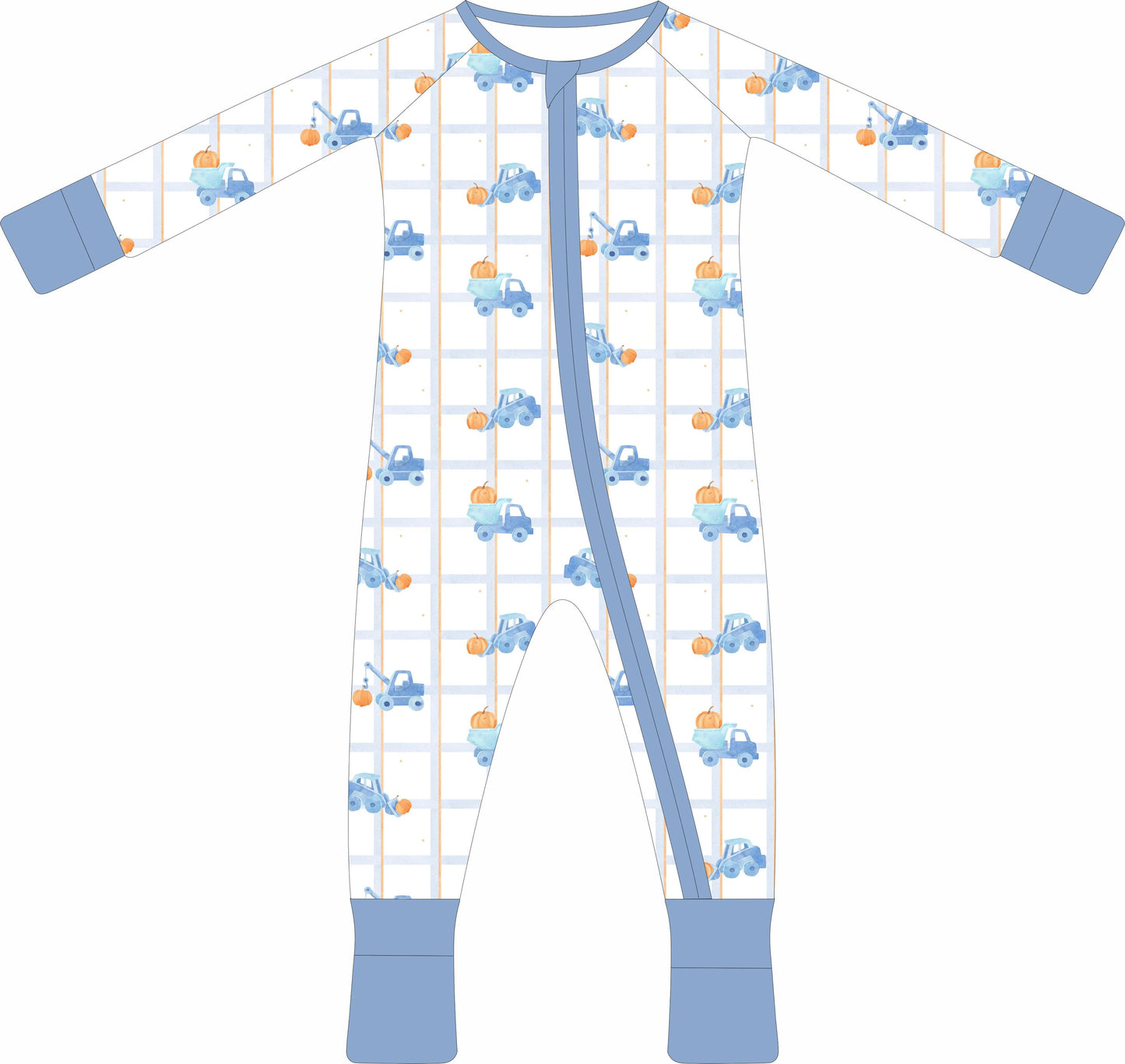Pumpkin Construction Zip Pjs