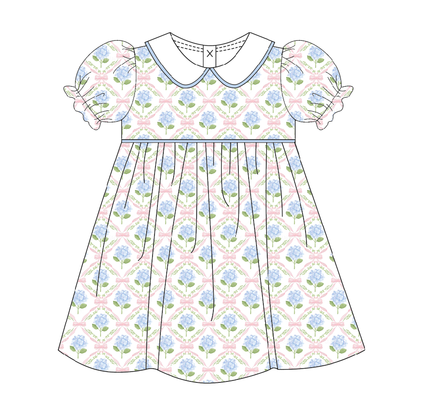 Betsy Blooms Collared Dress