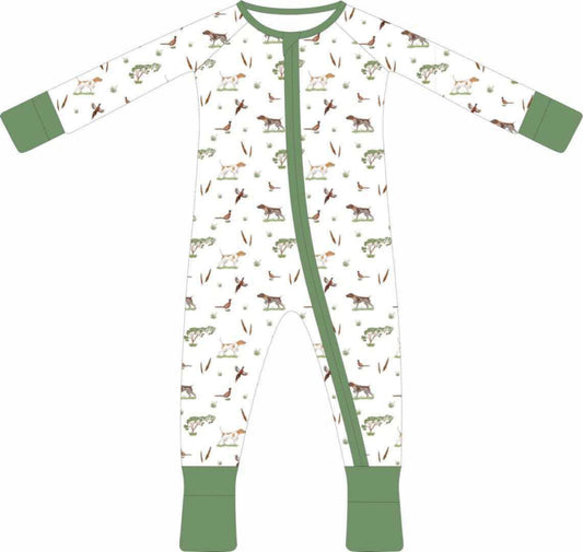 Pointer Pals: Zip pajamas