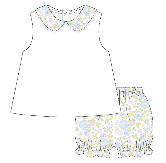 Anna Marie Collared Bloomer Set