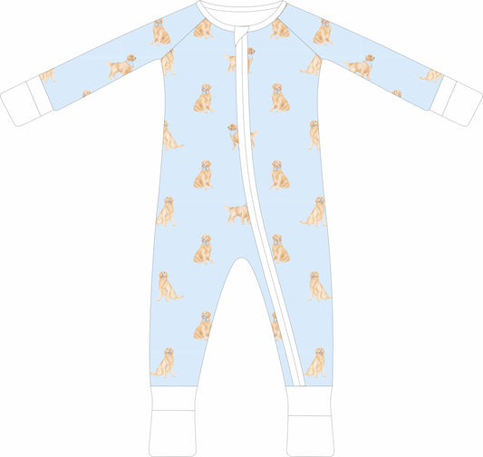 Golden Nights Zip Pajama