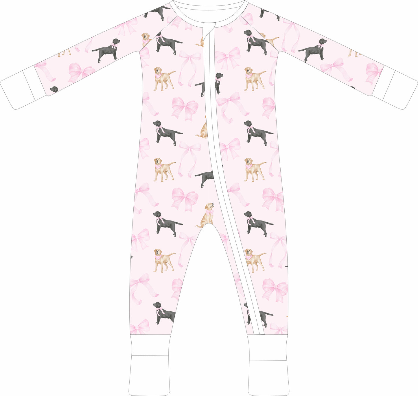 Bowtiful Labs Zip Pajama