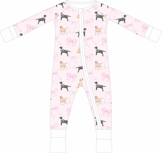 Bowtiful Labs Zip Pajama