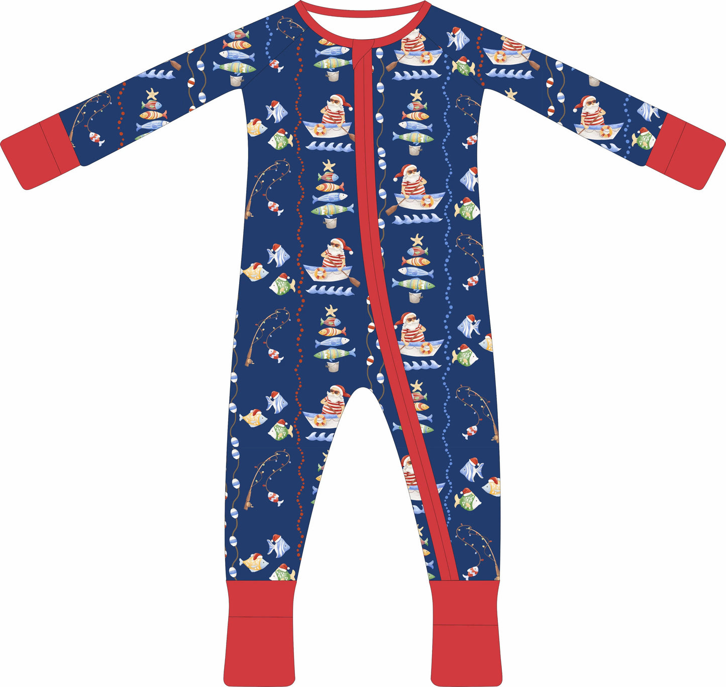 Holiday Harbor Zip Pajama