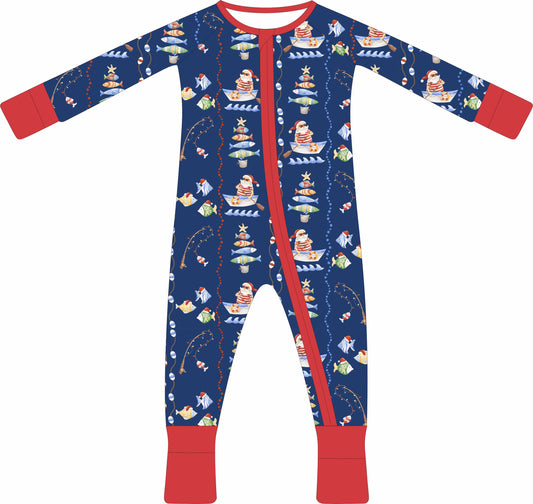 Holiday Harbor Zip Pajama