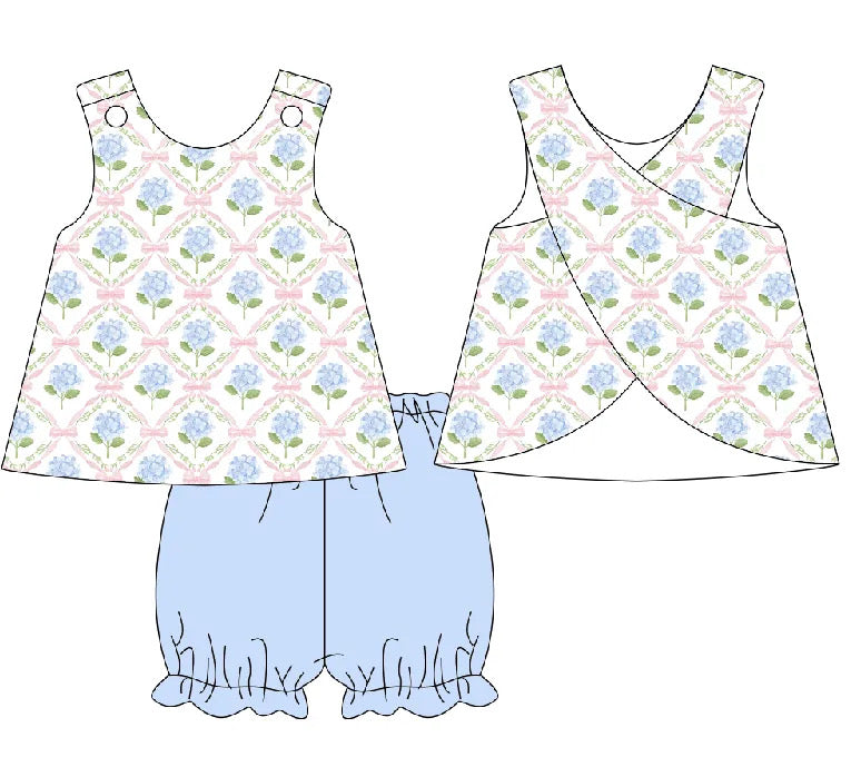 Betsy Blooms Bloomer Set