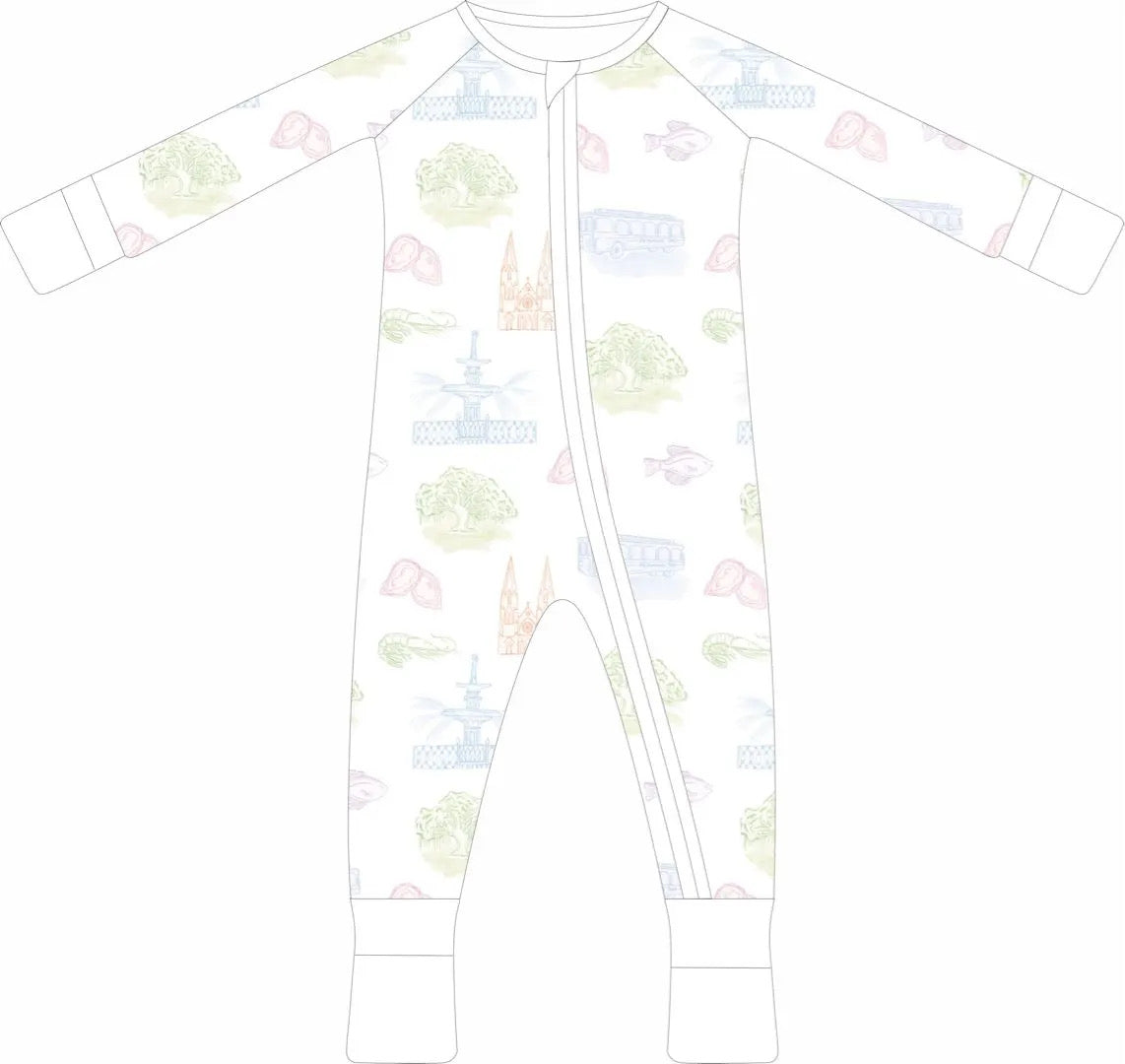 Forsyth Dreams Zip Pajamas