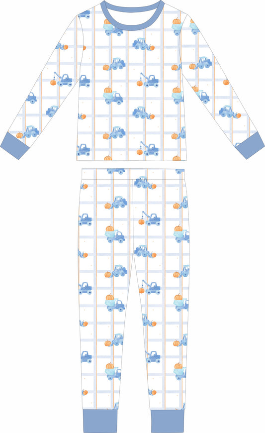 Pumpkin Construction Long Sleeve & Long Pants