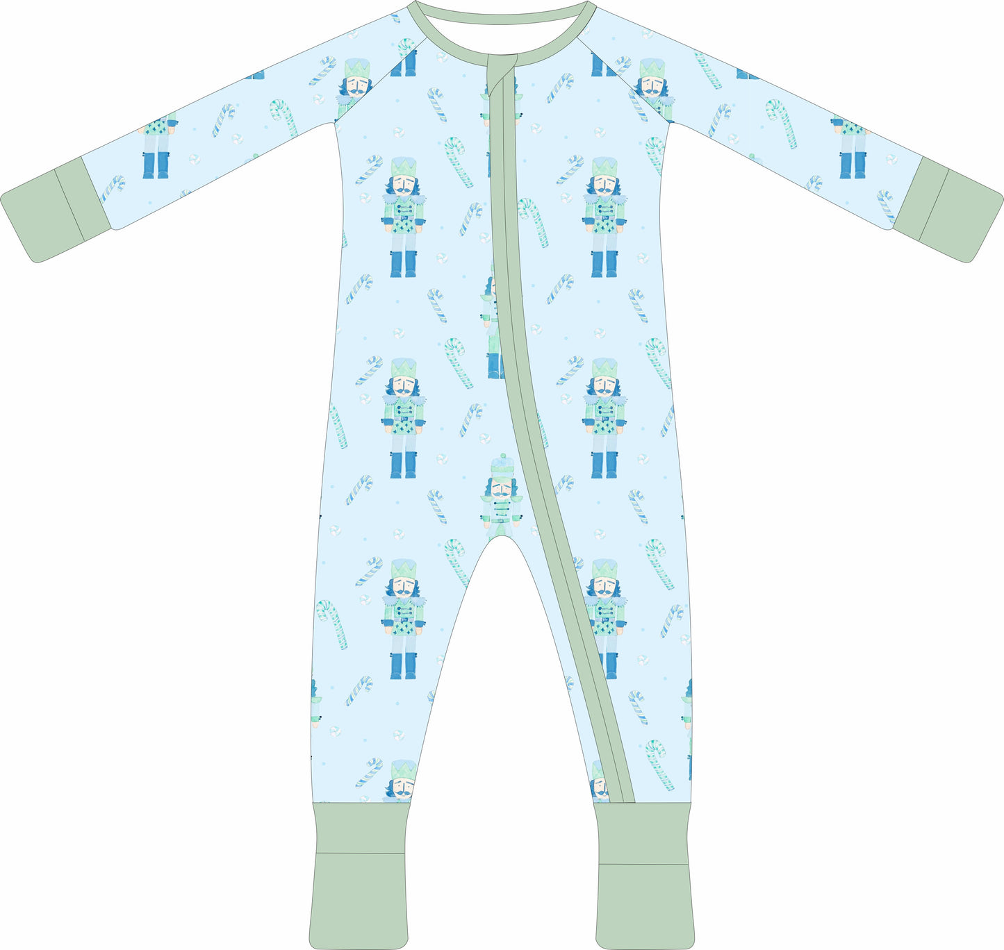 Nutcracker Zip Pajama