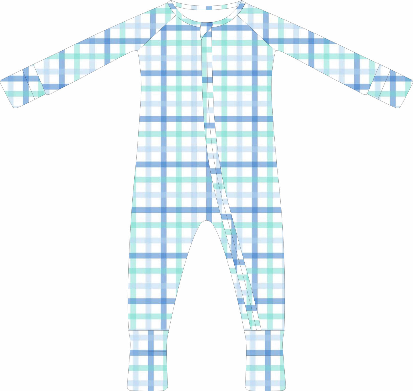 Hampton Plaid Zip Pajama