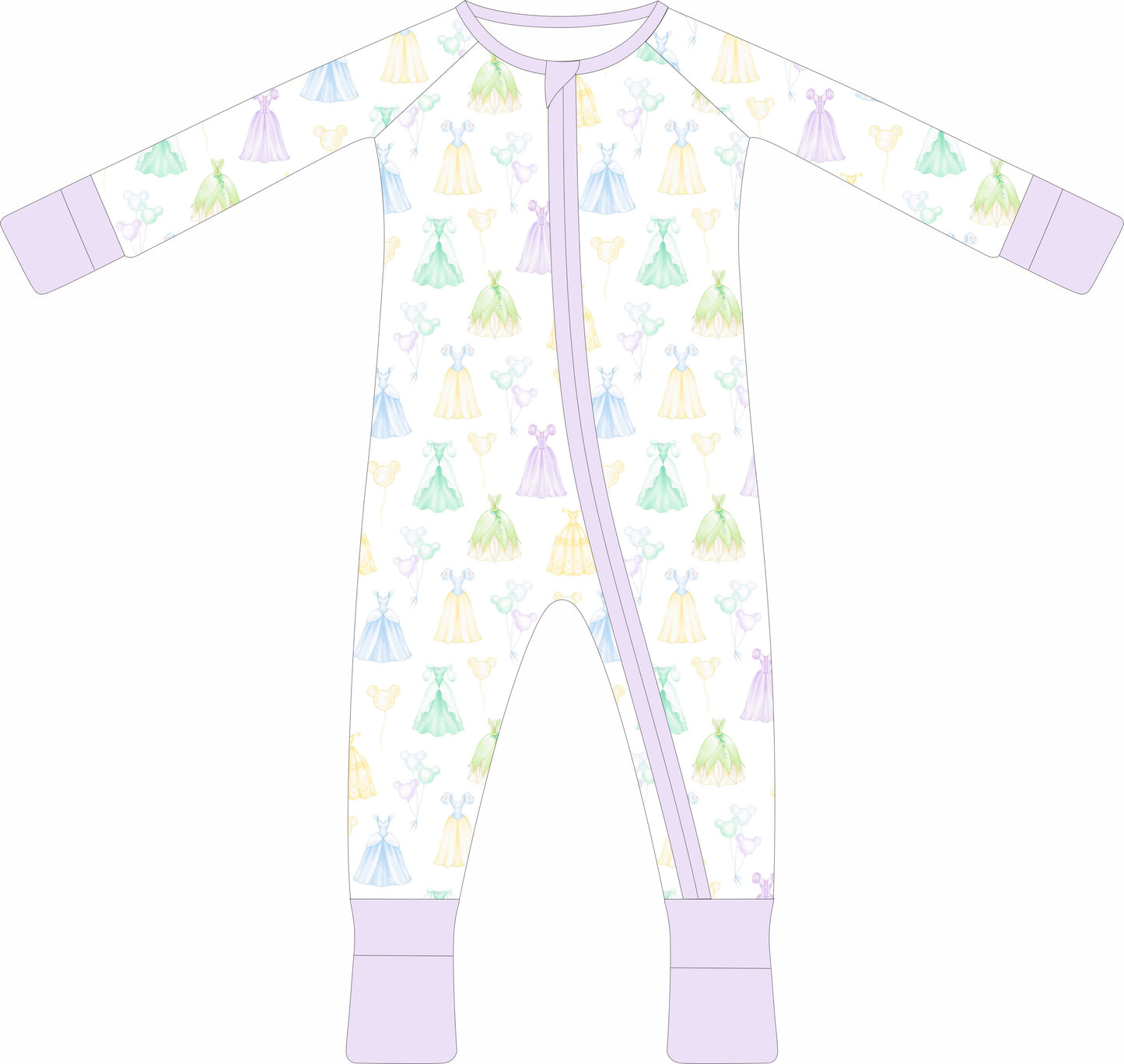 Fairytale Dreams Zip Pajama