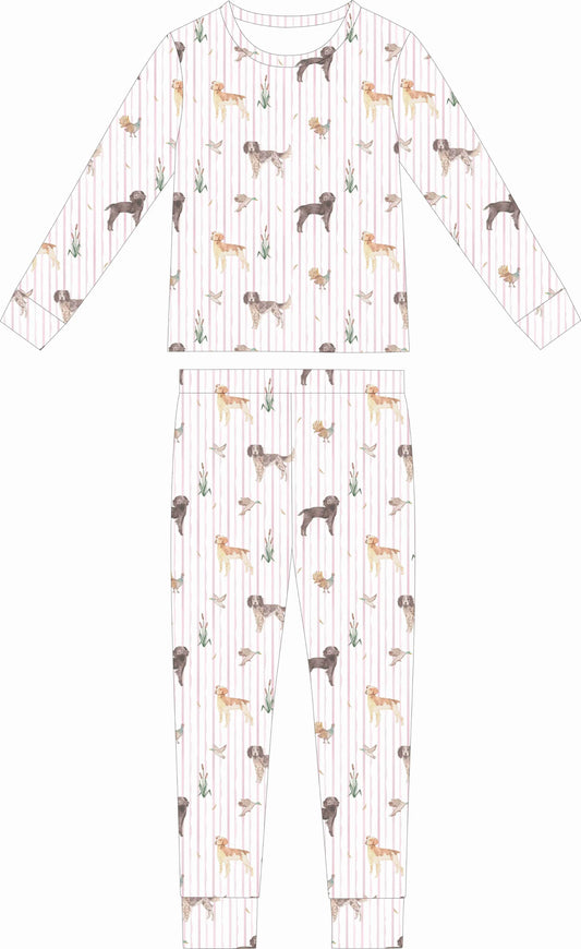 Pink Duck Dog Dreams Long sleeve and long pants