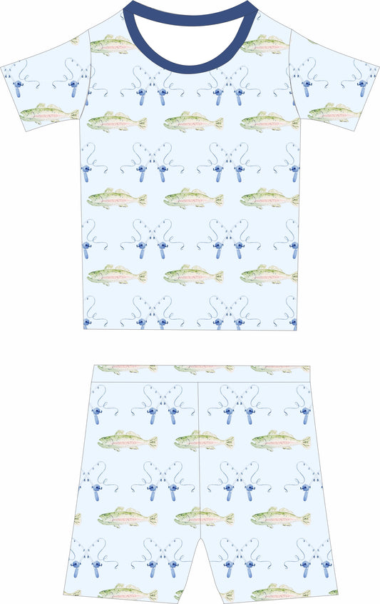 Shoreline Short Sleeve and Short Pajamas
