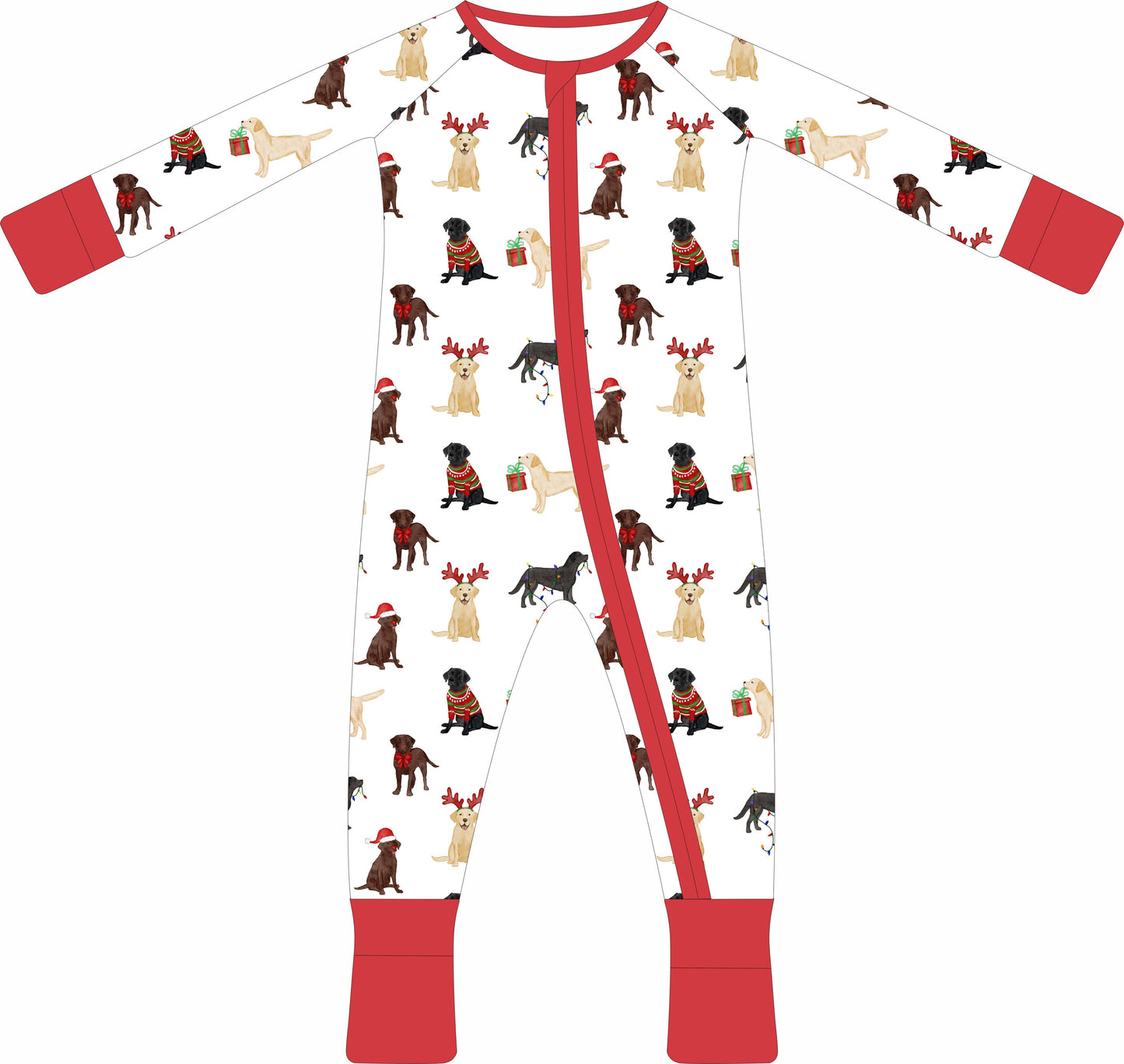 Labrador Fetchtivities Zip Pajama