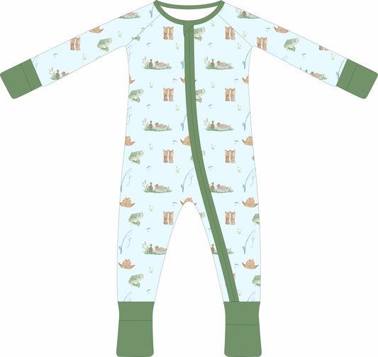 Cast Away Zip Pajamas