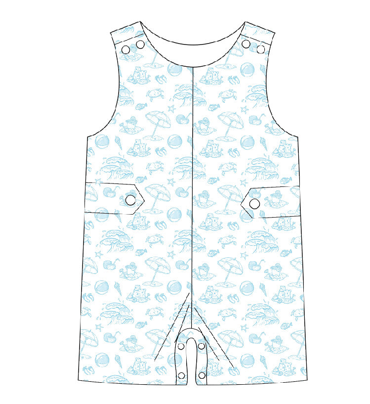 Seaside Tales Beach Toile Shortall