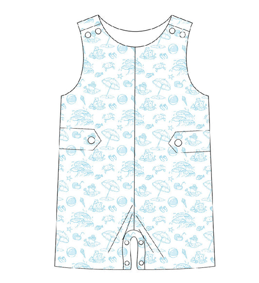 Seaside Tales Beach Toile Shortall